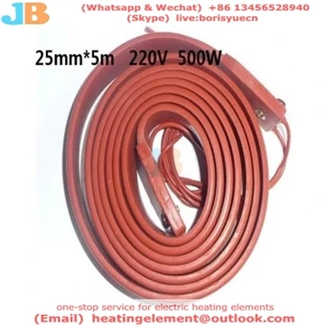 Ohřívač Flexibilní Flexibilní 220v 50w Silikonová pryžová trubka Ohřívač pro ...